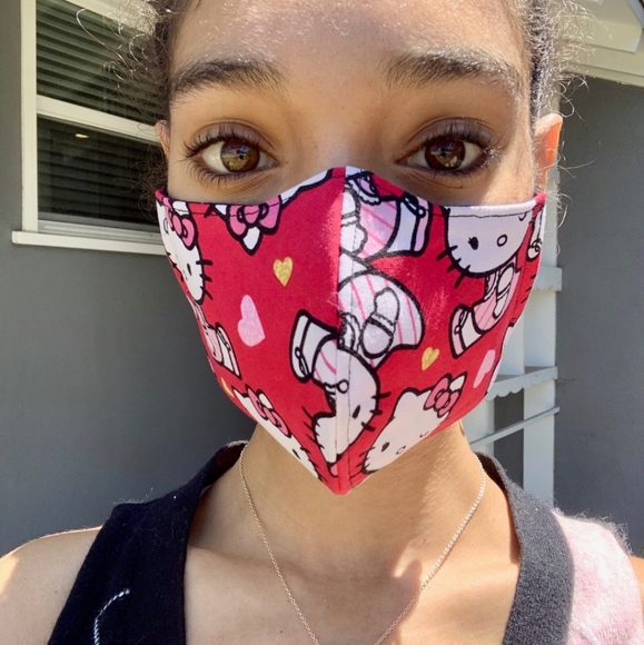 Home made hello kitty mask - Picture 4 of 4